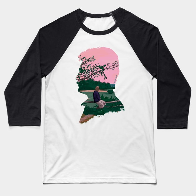 Andrei Tarkovsky's The Mirror Illustration - Painting Baseball T-Shirt by burrotees